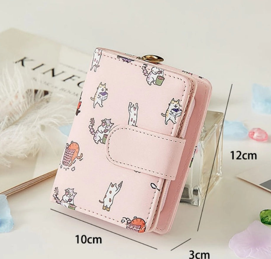 Adorable Cute Cat Wallets For Women in Kawaii Style - Perfect for Your Coins, Cards, and Cash | Kawaii Charm